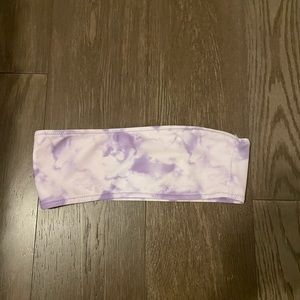 TIE DYE BANDEAU BIKINI TOP 💜💜 in perfect condition!